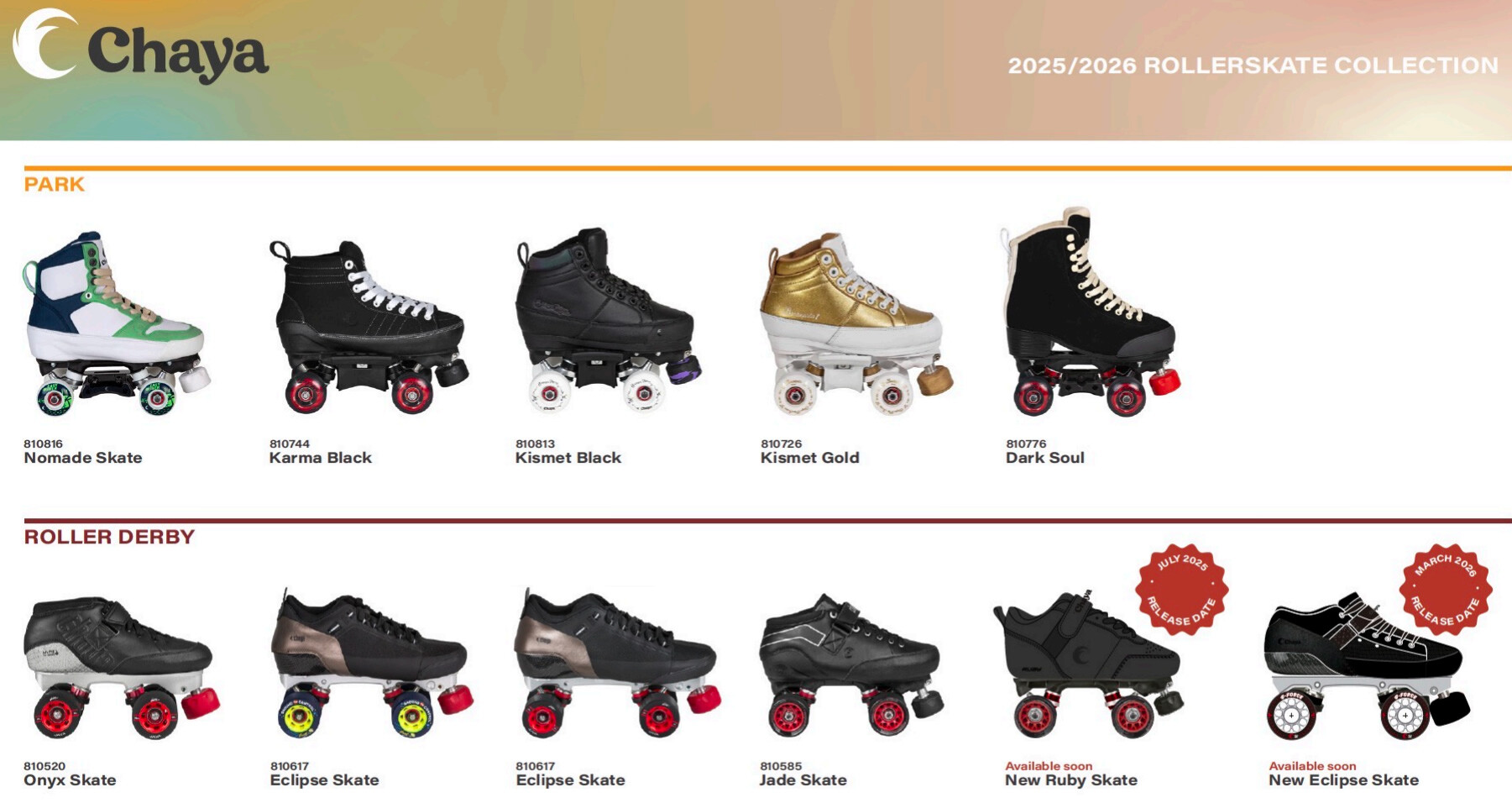 Chaya 2026 - quad skates