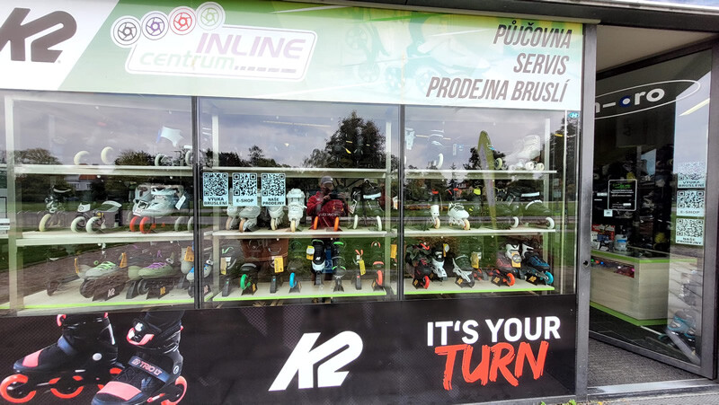 Inline Centrum Ladronka - pujcovna test centrum prodejna brusli 