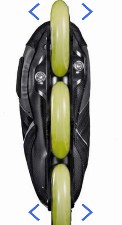 nastaveni ramu inline brusli proti odreni chodidel