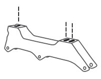 165 a 195 mm montazni system ramu koleckovych brusli